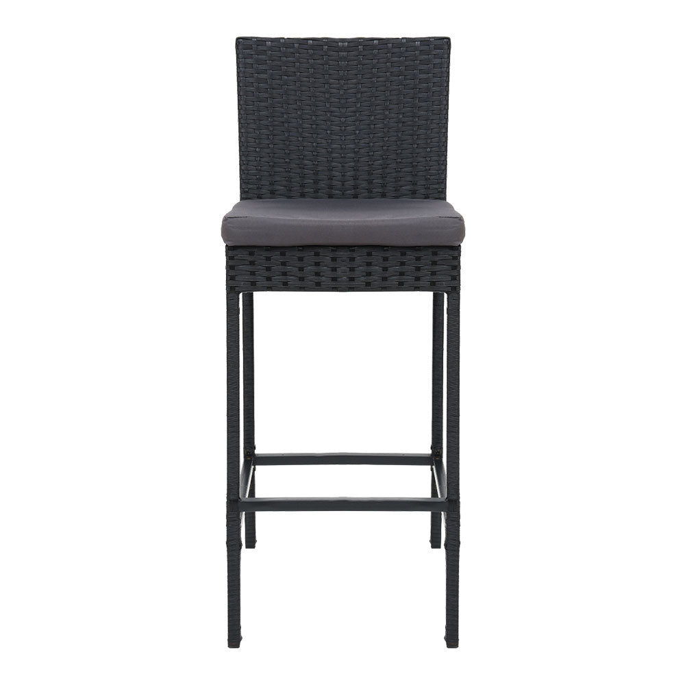 Gardeon Elegant 2-Piece Outdoor Bar Stools Set