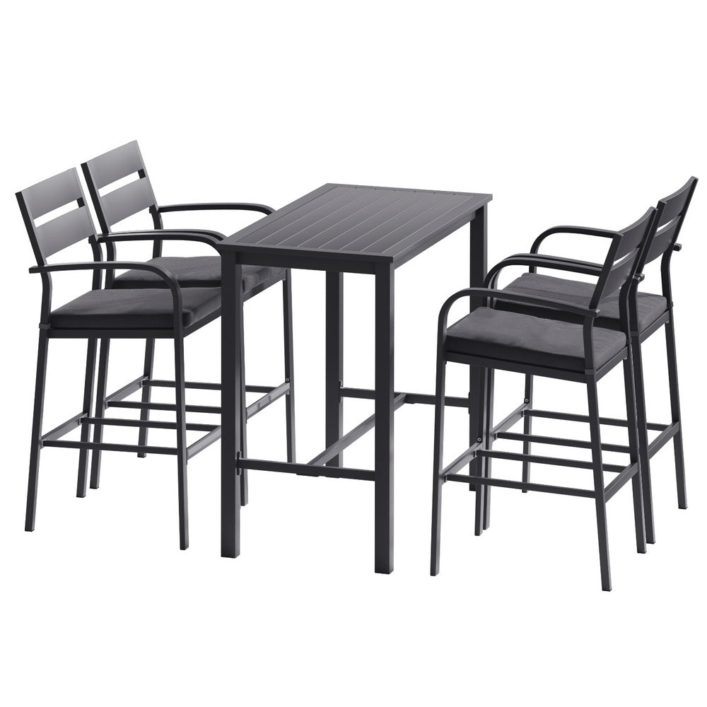 Gardeon 5-Piece Outdoor Bar Set