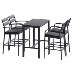 Gardeon 5-Piece Outdoor Bar Set