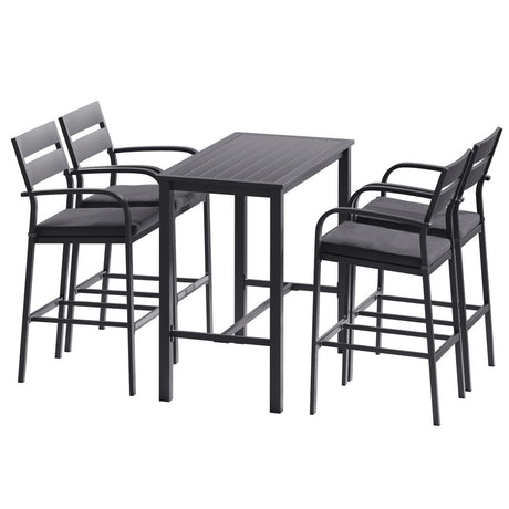 Gardeon 5-Piece Outdoor Bar Set