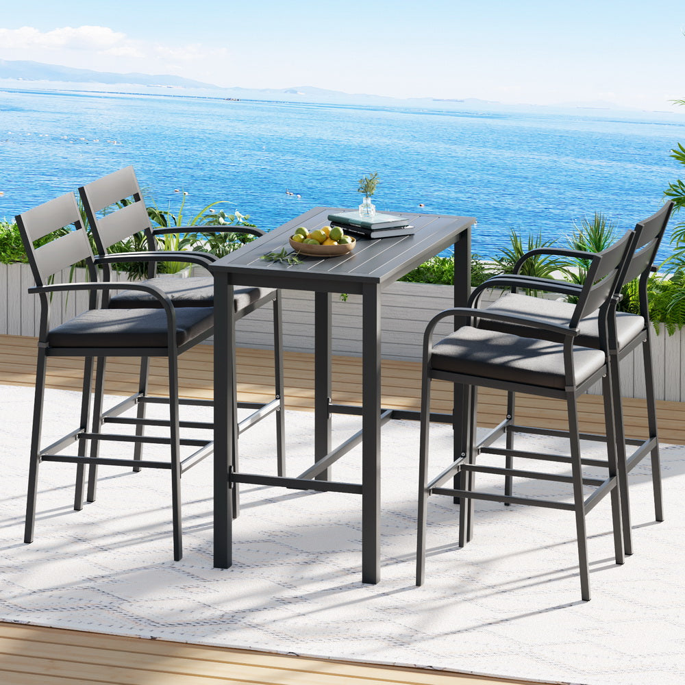 Gardeon 5-Piece Outdoor Bar Set