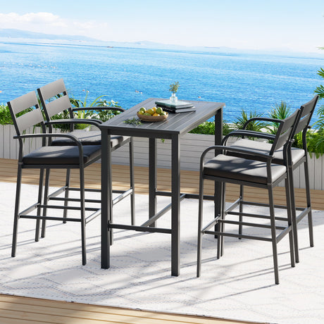 Gardeon 5-Piece Outdoor Bar Set