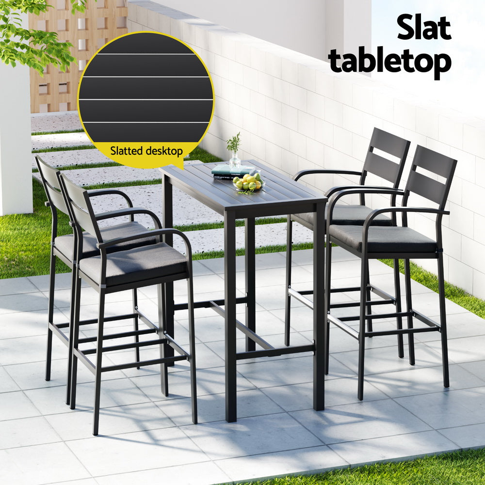 Gardeon 5-Piece Outdoor Bar Set