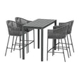 Gardeon Elegant 5-Piece Outdoor Bar Set