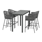 Gardeon Elegant 5-Piece Outdoor Bar Set