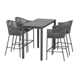 Gardeon Elegant 5-Piece Outdoor Bar Set