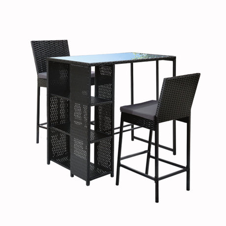 Gardeon 3-Piece Elegant Outdoor Bar Set