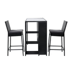 Gardeon 3-Piece Elegant Outdoor Bar Set