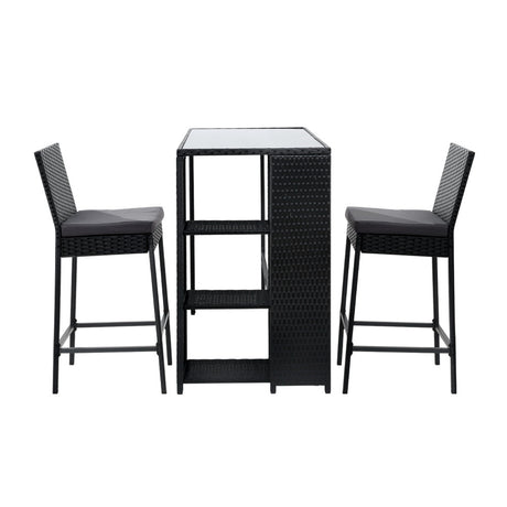 Gardeon 3-Piece Elegant Outdoor Bar Set