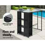 Gardeon 5-Piece Elegant Outdoor Bar Set