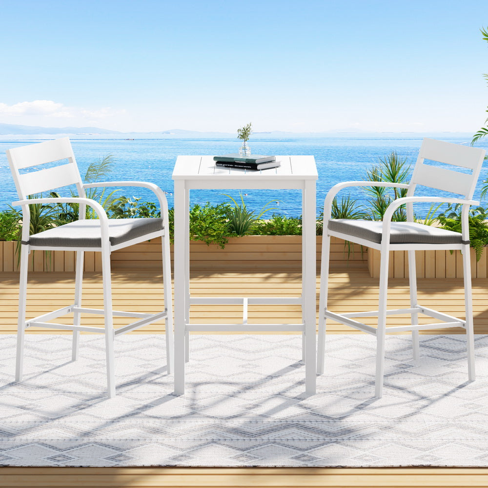 Gardeon 3-Piece Outdoor Bar Set