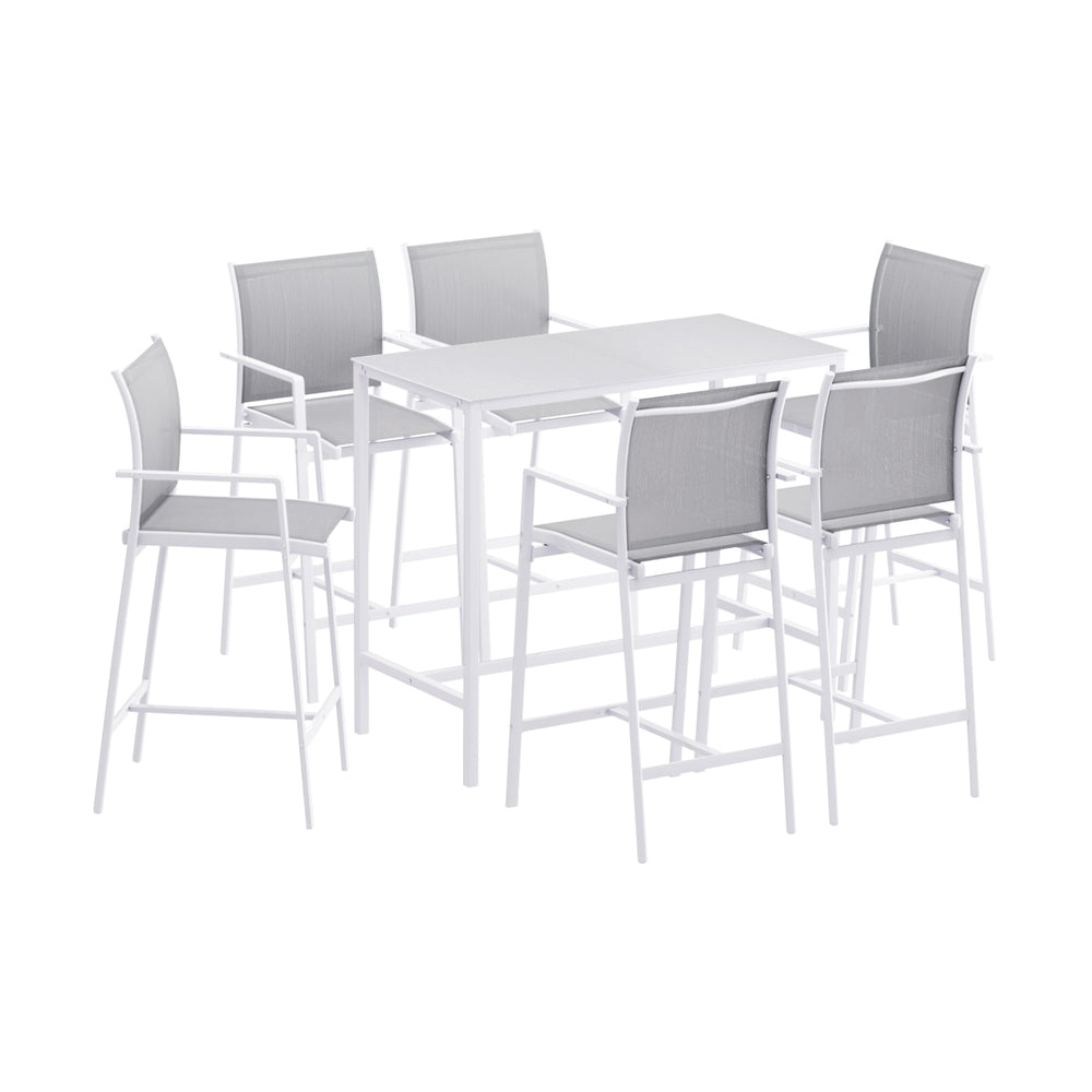 Gardeon 7-Piece Elegant Outdoor Bar Set