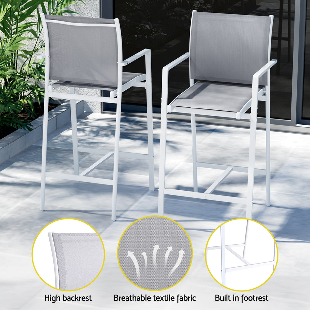 Gardeon 7-Piece Elegant Outdoor Bar Set