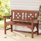 Gardeon Rustic Fir Wood Garden Bench