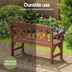 Gardeon Rustic Fir Wood Garden Bench