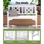 Gardeon Rustic Fir Wood Garden Bench