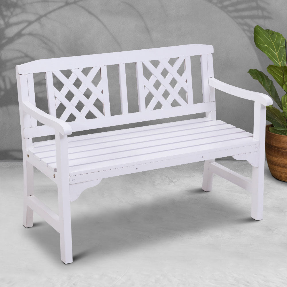 Gardeon Rustic Fir Wood Garden Bench