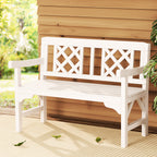 Gardeon Rustic Fir Wood Garden Bench
