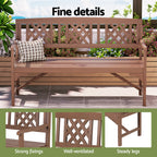 Gardeon Rustic Fir Wood Garden Bench