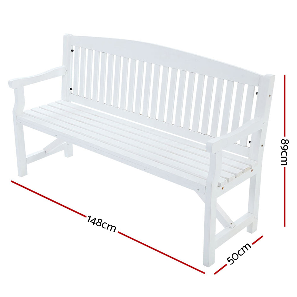 Gardeon 5FT Rustic Wooden Garden Bench