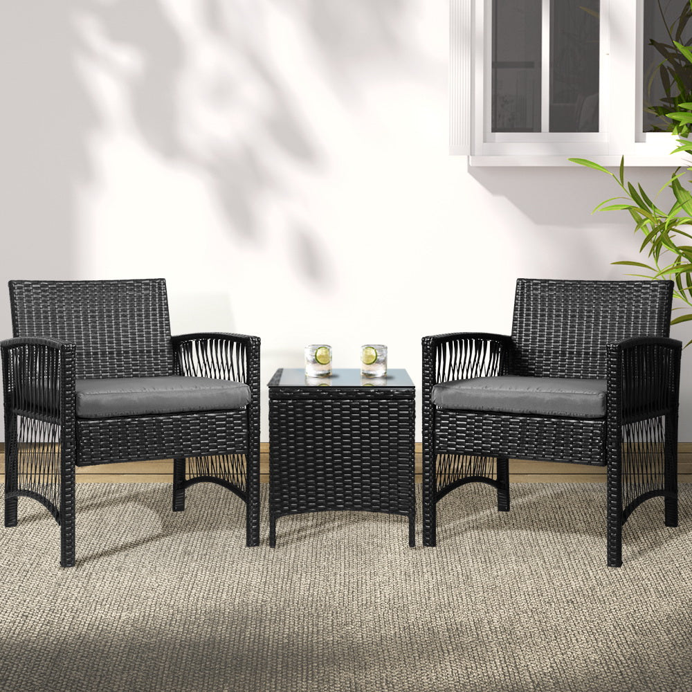 Gardeon Elegant 3-PC Bistro Set