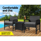 Gardeon Elegant 3-PC Bistro Set