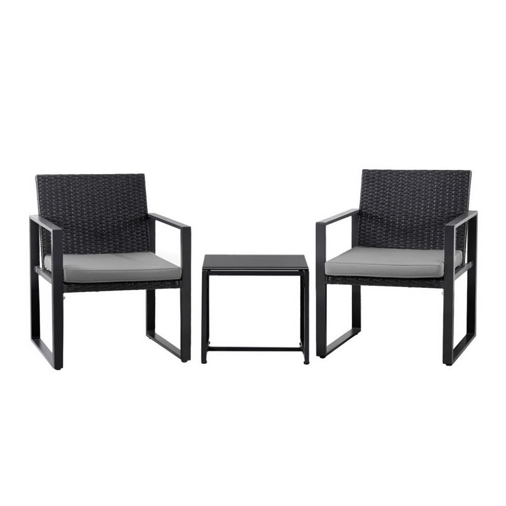 Gardeon 3PC Premium Outdoor Bistro Set