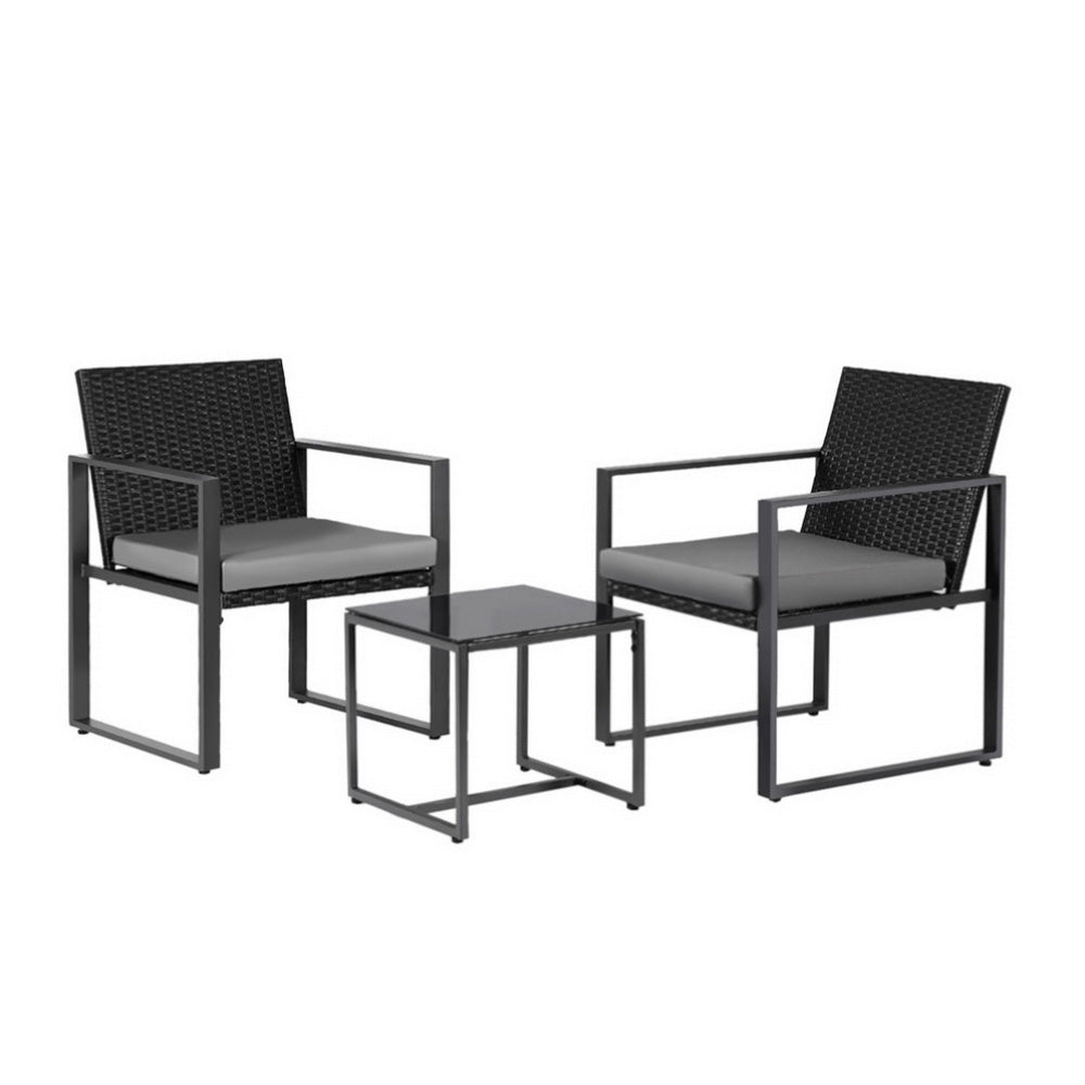 Gardeon 3PC Premium Outdoor Bistro Set