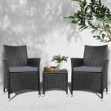 Gardeon Elegant 3PC Outdoor Bistro Set