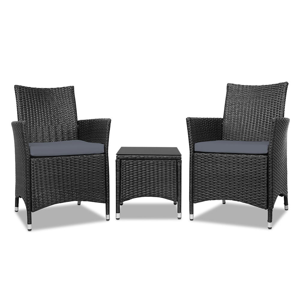 Gardeon Elegant 3PC Outdoor Bistro Set