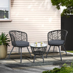 Gardeon 3-Piece Rattan Bistro Set
