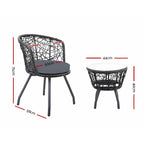 Gardeon 3-Piece Rattan Bistro Set