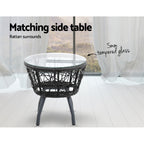 Gardeon 3-Piece Rattan Bistro Set
