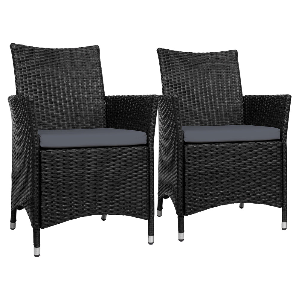 Gardeon Idris Outdoor Dining Chairs - 2PC Set