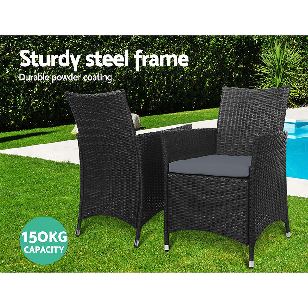 Gardeon Idris Outdoor Dining Chairs - 2PC Set