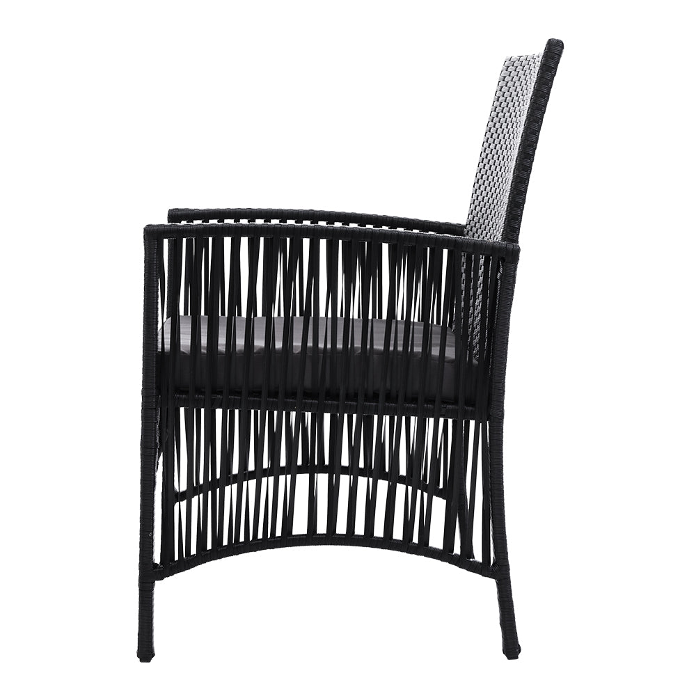 Gardeon 2PC Outdoor Wicker Lounge Chairs