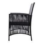 Gardeon 2PC Outdoor Wicker Lounge Chairs