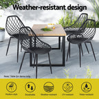 Gardeon 4PC Durable Indoor/Outdoor Dining Chairs