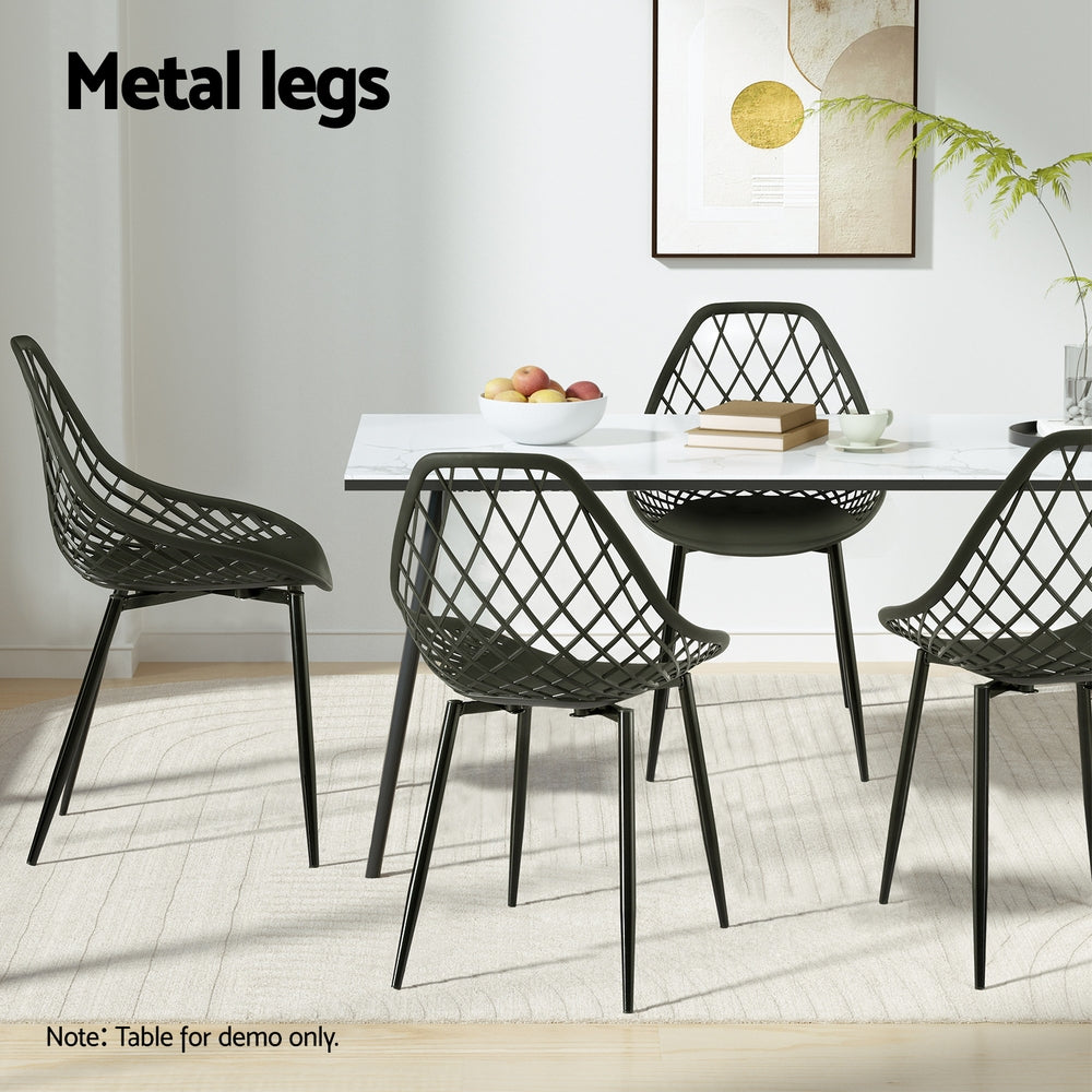 Gardeon 4PC Durable Indoor/Outdoor Dining Chairs