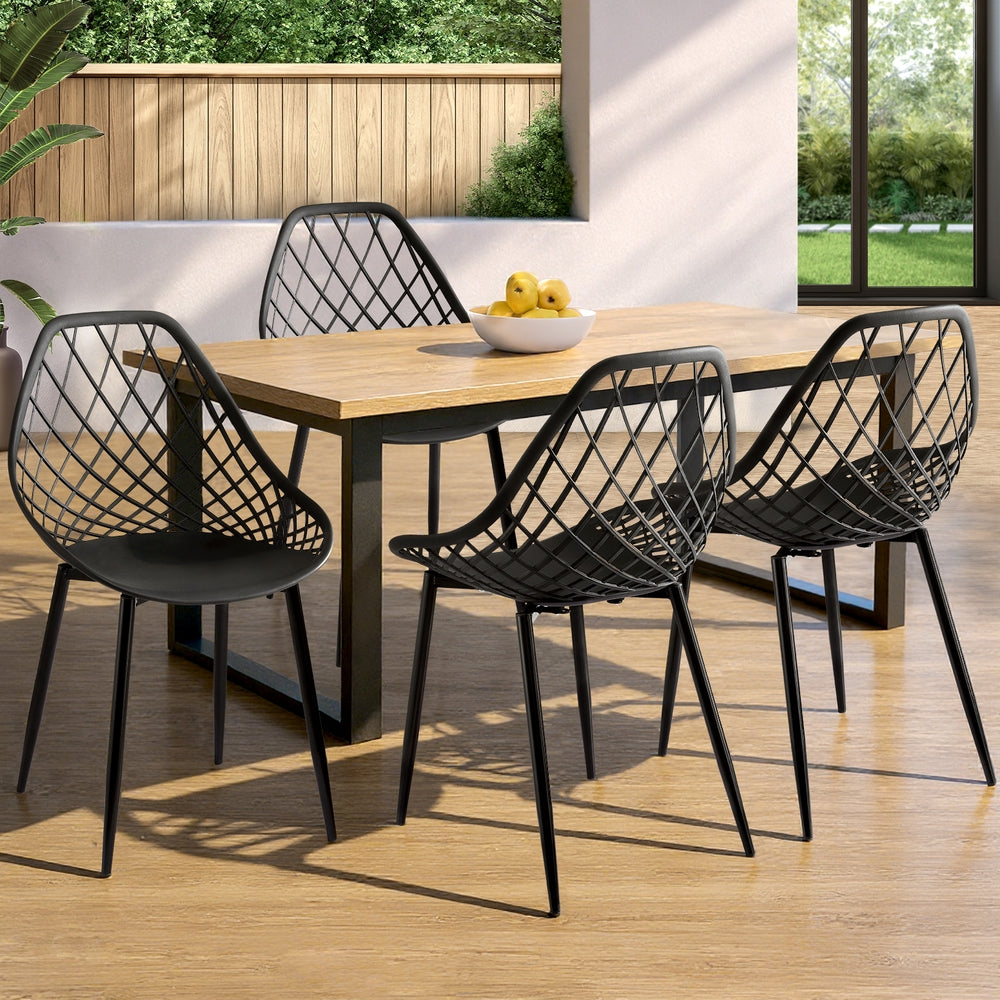 Gardeon 4PC Durable Indoor/Outdoor Dining Chairs
