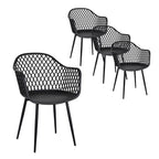 Gardeon Stylish 4PC Outdoor Dining Chairs