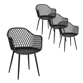 Gardeon Stylish 4PC Outdoor Dining Chairs