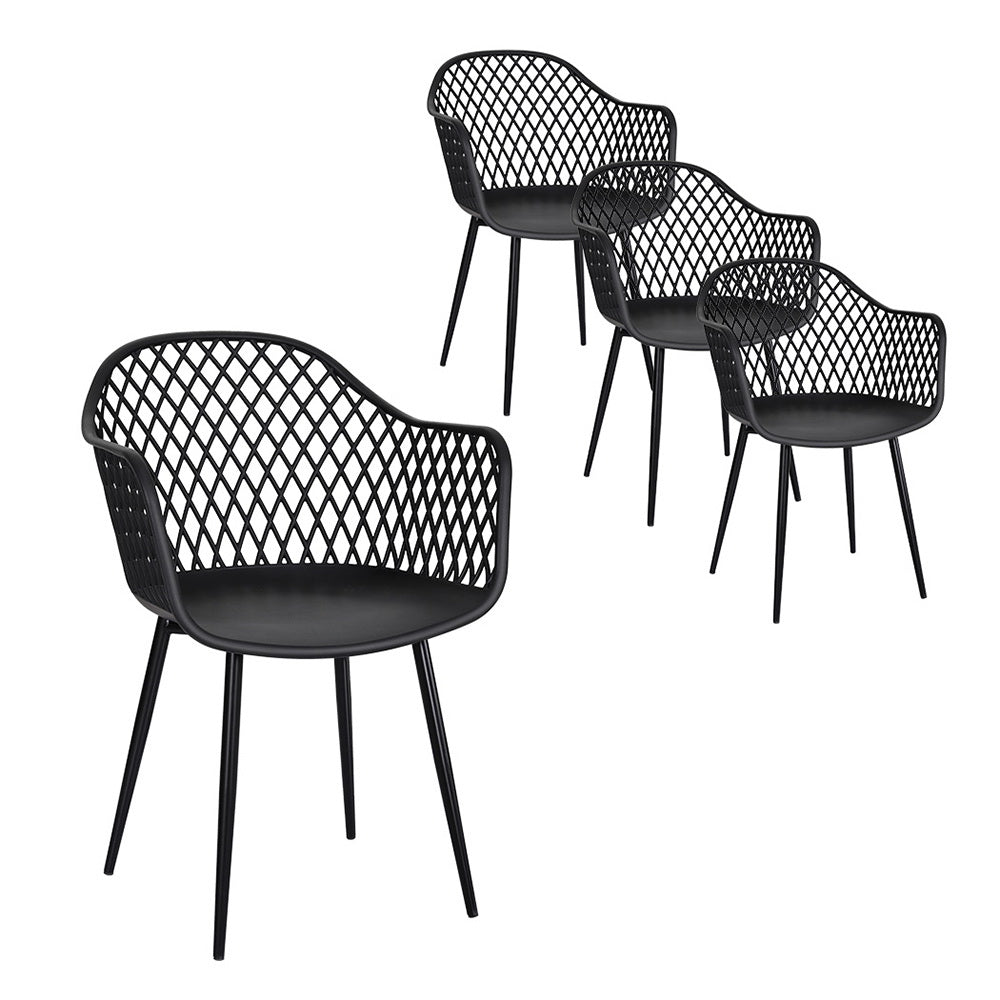 Gardeon Stylish 4PC Outdoor Dining Chairs