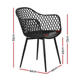 Gardeon Stylish 4PC Outdoor Dining Chairs