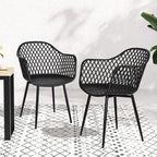 Gardeon Stylish 4PC Outdoor Dining Chairs