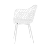 Gardeon White 4PC Outdoor Dining Chairs