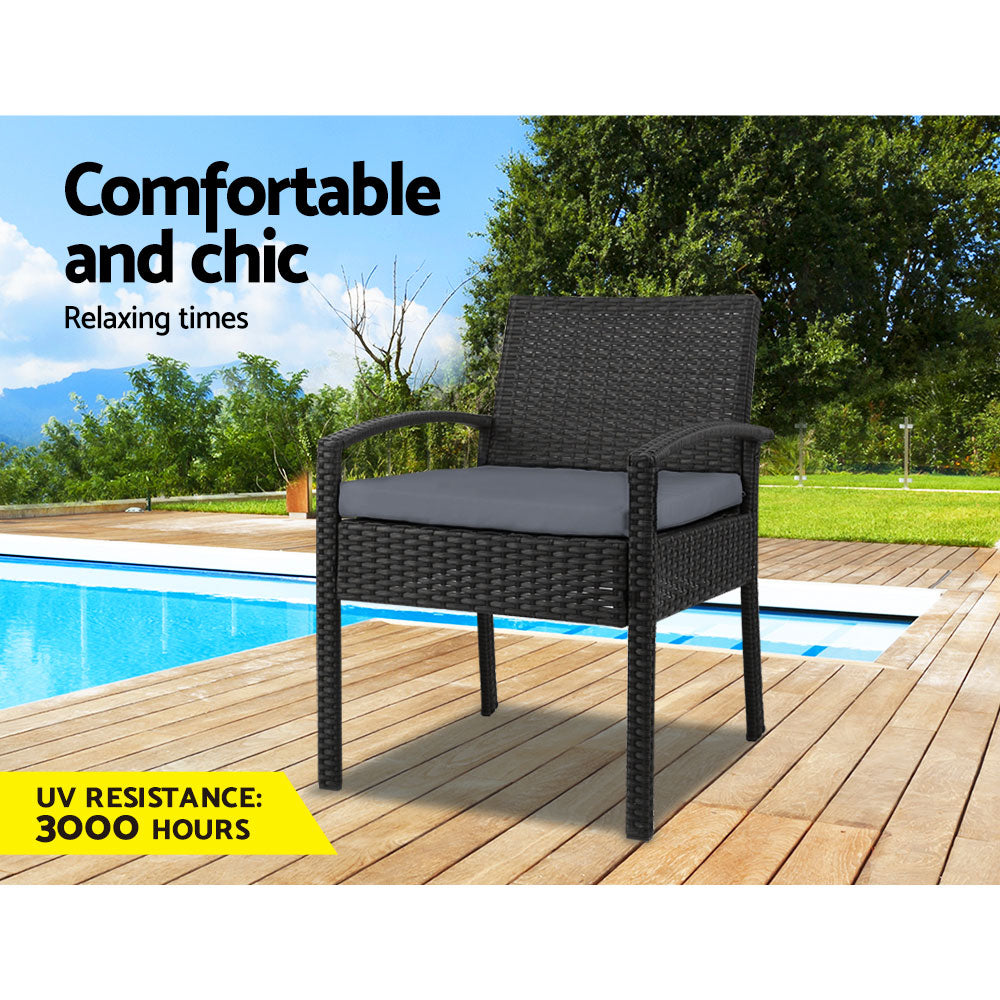 Gardeon Luxury Outdoor Wicker Lounge Chair
