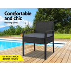 Gardeon Luxury Outdoor Wicker Lounge Chair