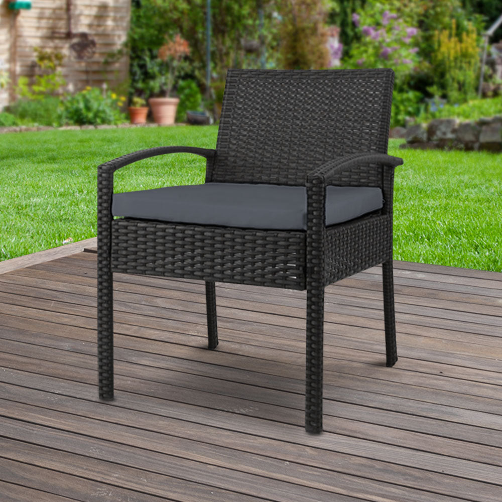 Gardeon Luxury Outdoor Wicker Lounge Chair