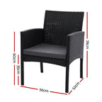 Gardeon Ezra Stylish Outdoor Dining Chairs